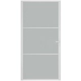  Unutarnja vrata 102 5x201 5 cm Bijela od mat stakla i aluminija | shoptok.hr