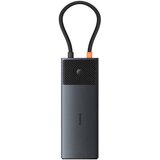Baseus Adapter Hub 10v1 USB-C - 2xHDMI, 3xUSB-A, USB-C, RJ45, SD/TF, PD (črn) | Shoptok.si