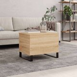 vidaXL Stolić za kavu boja hrasta 60 x 44 5 x 45 cm konstruirano drvo | shoptok.hr
