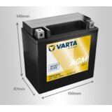 Varta akumulator powersports agm active YTX14-4, 12V, 12Ah, l+ Cene