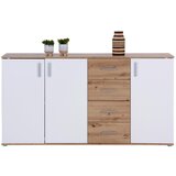 Mömax komoda ina 04, barva hrasta, bela | Shoptok.si