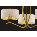 Jupiter 2109 - Luster na šipci KASZMIR 3xE27/15W/230V bela/zlatna/dekor mramora | Eponuda.com