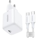 Ugreen X513 kućni punjač sa kablom 30W, Beli Cene