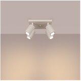 Nice Lamps Kremno bela stropna svetilka 25x25 cm Gleam – | Shoptok.si