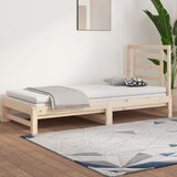  Dnevni ležaj na izvlačenje 2 x (90 x 200) cm masivna borovina | shoptok.hr