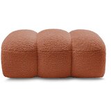 Bobochic Paris Opečnato oranžen tabure iz tkanine bouclé Hippolyte – | Shoptok.si