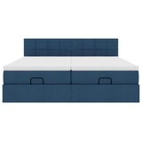  Ottoman krevet s madracima plavi 160x200 cm tkanina | Eponuda.ba