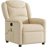 Maison Chic masažni naslanjač - Relax naslanjač krem blago, (22134565) | Shoptok.si