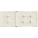  Jastuci za stolice 2 kom prošarano krem 120x50x4 cm tkanina | Eponuda.com