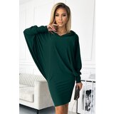 Numoco Dress with batwing sleeves and hood | ePonuda.com