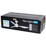  ZEVENTI - LED plafonski ventilator sa prigušiva LED/20W/230V 2700-6500K 132cm beo+DO | Eponuda.com