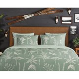 Good Morning Zelena flanelna posteljnina za zakonsko posteljo/podaljšana 200x220 cm Herbs – | Shoptok.si