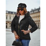 Resti Women's Quilted Jacket with Hood and Cuffs on Sleeves Raven Peak Cene