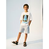 Sinsay Pamučna oversize majica s printom Jaws | shoptok.hr