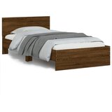  Okvir kreveta bez madraca s uzglavljem boja hrasta 100x200 cm | Eponuda.com