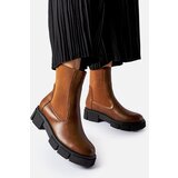 Gemre Brown slip-on high jodhpur boots Marausa | Shoptok.si