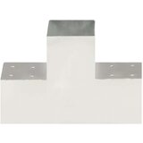  Spojnici za stupove u T-obliku 4 kom pocinčani metal 101x101 mm | shoptok.hr