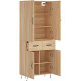  Visoka komoda hrasta sonome 69,5x34x180cm od konstruiranog drva | shoptok.hr