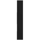 Ormarić za knjige crni 67 x 24 x 161 cm od konstruiranog drva | Eponuda.com