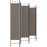 Sobna pregrada s 6 panela antracit 240x220 cm od tkanine | Eponuda.ba