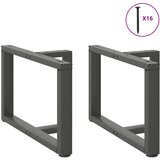  Noge za klub stolić T-oblika 2 kom antracit 70x25x(42-43) cm čelik | shoptok.hr