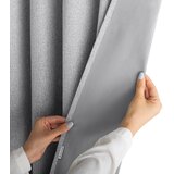 Restilo CORITA curtain, grey, plain, classic and modern style, multifunctional tape, structural fabric with blackout effect, 140 x 245 cm | shoptok.hr