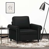 vidaXL Fotelj črn 60 cm umetno usnje | Shoptok.si