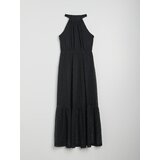 Sinsay Midi haljina s halter dekolteom i volanom | shoptok.hr