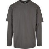 UC Men Oversized Shaped Double Layer LS Tee darkshadow/darkshadow | shoptok.hr
