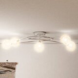  Stropna lampa sa sjenilima od mrežaste žice za 5 G9 LED svjetla | Eponuda.ba