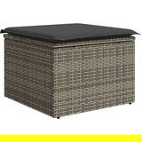  10-dijelni set vrtnih sofa od poliratana s jastucima sivi | shoptok.hr