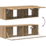  Komplet TV omaric 3 pcs Umetni hrast Konstruiran les - - Rjava - 57.21 - 30 x 31 x 100 cm - 2025-vidaXL-Uvoz_2 | Shoptok.si