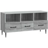 TV omarica Siva Sonoma 102 x 34,5 x 50 cm Inženirski les, (5000210616) | Shoptok.si