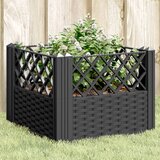 Furnova Cvetlično korito z zatiči črno 43,5x43,5x43,5 cm PP, (21921059) Cene