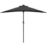 vidaXL Vrtni dežnik Antracitna 294 x 150 x 223 cm blago | Shoptok.si