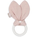 Jollein silikonska grickalica za zube Bunny Ears 0 m+, Wild Rose | shoptok.hr
