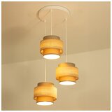  Brilagi - Visilica na sajli RESNA 3xE27/60W/230V, prečnik 45 cm, braon/bež | Eponuda.com