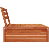  Sekcionalna sofa Čvrsto borovo drvo Vosak Smeđa - Vosak smeđa bor srednja sofa | shoptok.hr