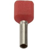 LAPP dvostruki kabelski završetak 1 x 10 mm x 14 mm djelomično izolirani, crvene boje kabel 61802034 100 kom. Cijene