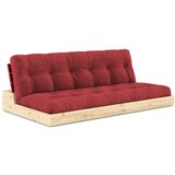 Karup Design Crvena sklopiva sofa od samta 196 cm Base – Cijene
