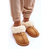 Boto Women's Slippers With Faux Fur Brown Lanoze | shoptok.hr