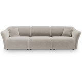 Cosmopolitan Design Bež žametna sedežna garnitura 292 cm Tokyo – | Shoptok.si