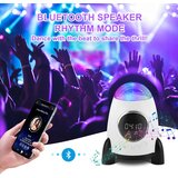 SHXMZS projektor z budilko, Bluetooth zvočnik in beli šumi | Shoptok.si