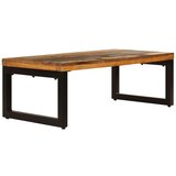 Furnova Klubska mizica 100x50x35 cm trden predelan les in jeklo, (21915451) | Shoptok.si