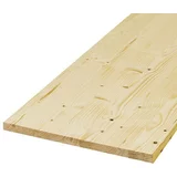 EXCLUSIVHOLZ Masivna drvena lijepljena ploča (Smreka/jela, 1.200 x 250 x 28 mm)