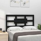  Uzglavlje za krevet crno 95 5 x 4 x 100 cm od masivne borovine | shoptok.hr