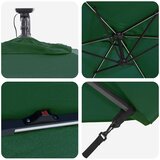  Suncobran Zelena 294 x 200 x 270 cm Poliester i aluminij | shoptok.hr