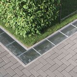  Rešetka Srebrno 50 x 35 x 2 cm Vruće pocinčani čelik | shoptok.hr