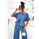 Resti Women's set with a short-sleeve blouse and wide pants | shoptok.hr