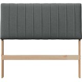 vidaXL tapecirano vzglavje temno siva 100 cm masivno borovo les | Shoptok.si